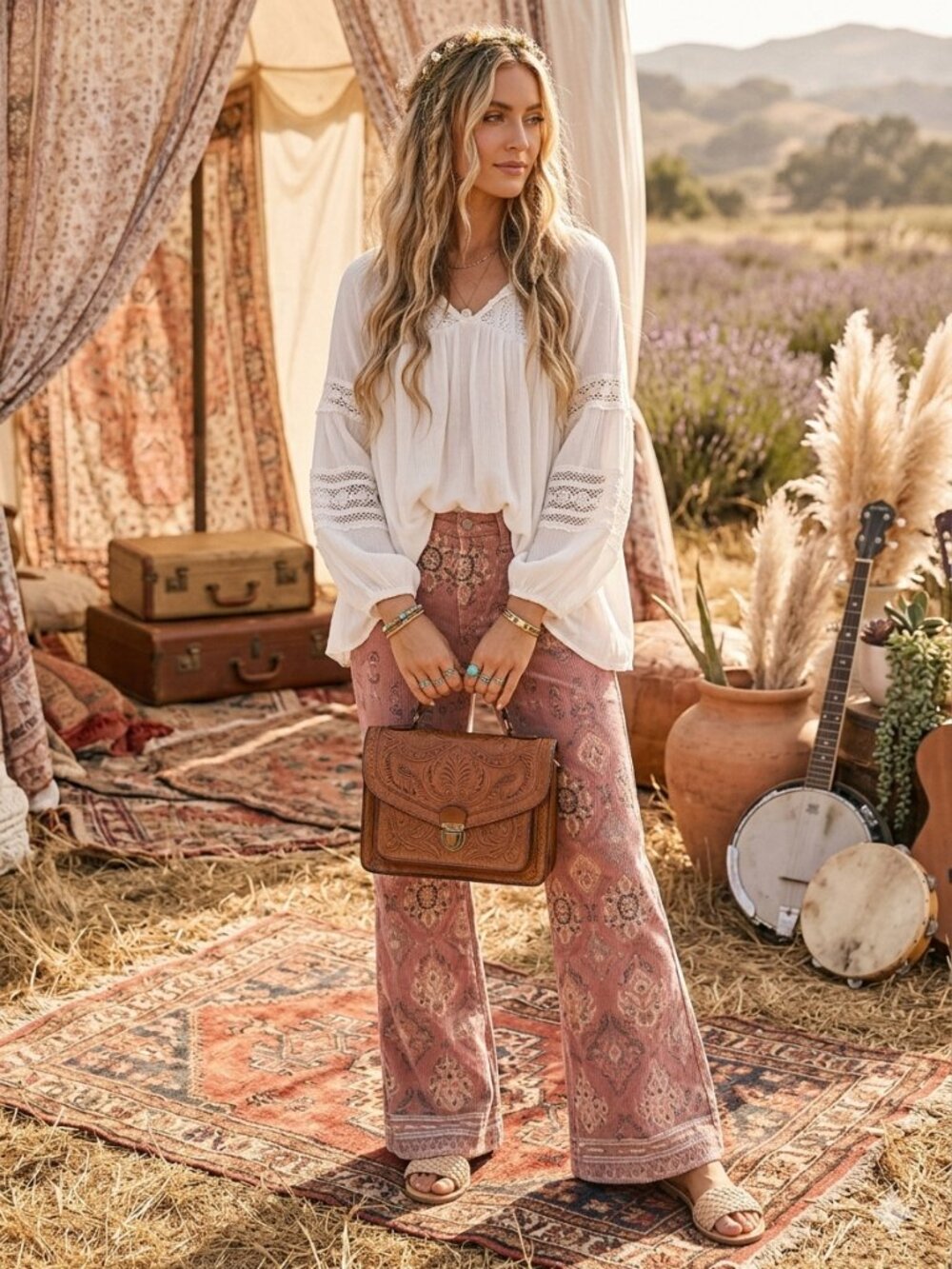 Dear John Mid Rise Micah Jeans | Tibetan Tapestry - Picture 4 of 15